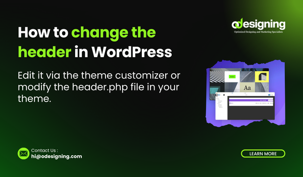 Change Header in WordPress