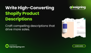 High-converting Shopify product descriptions