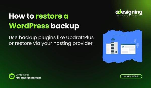 Restore WordPress Backup