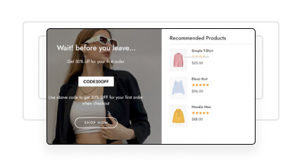 ups.sale collaborates 20 build in feature cart intent popup