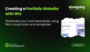 Creating a Portfolio Website with Wix