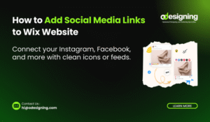 How to Add Social Media Links to Wix Website