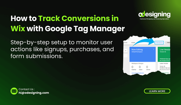 how to track conversions in wix with google tag manager 1 track conversions in wix with google tag manager